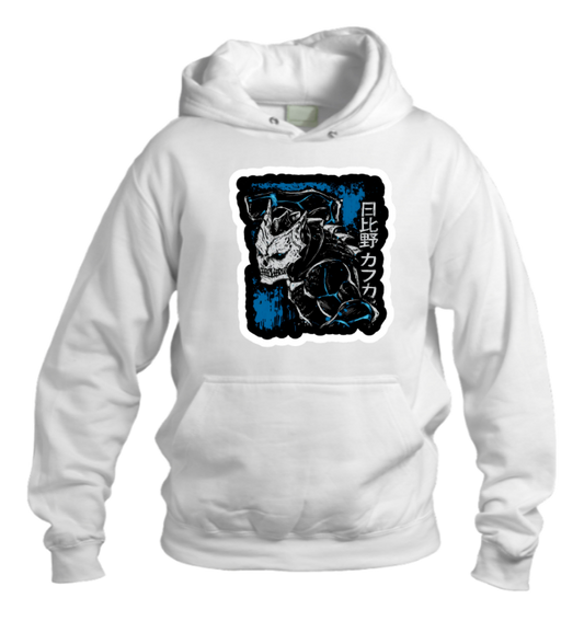 Kaiju No. 8 Over Size hoodie White 7