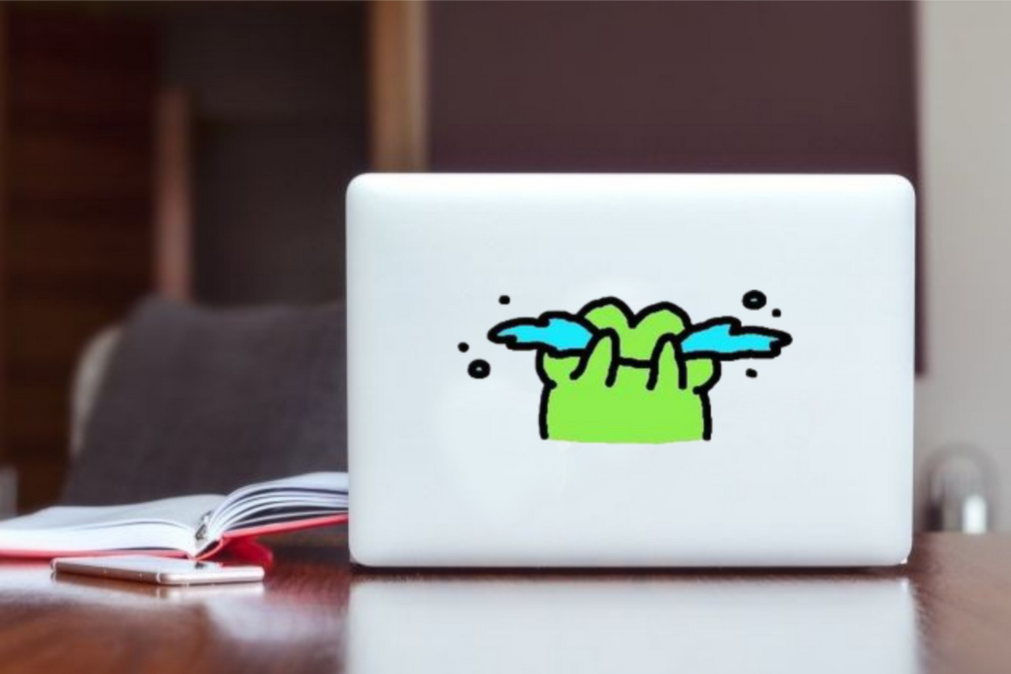 Frog Laptop Sticker 7