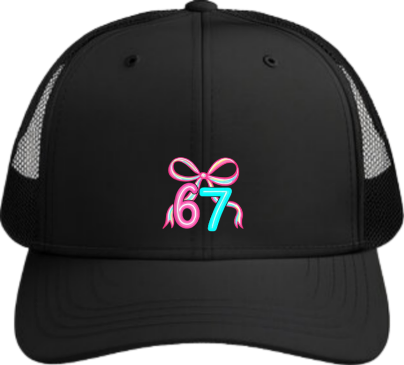 67 designs Baseball cap Black 7