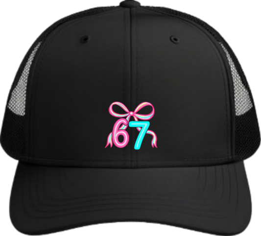 67 designs Baseball cap Black 7