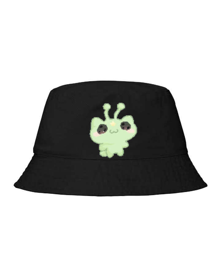 aliens Bucket hat Fishman hat cap Black 7