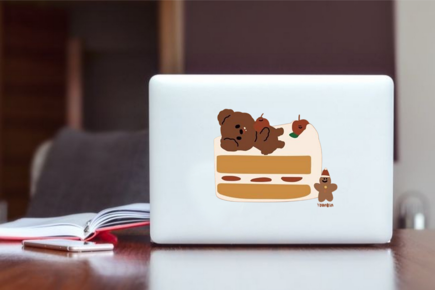 bear Laptop Sticker 7