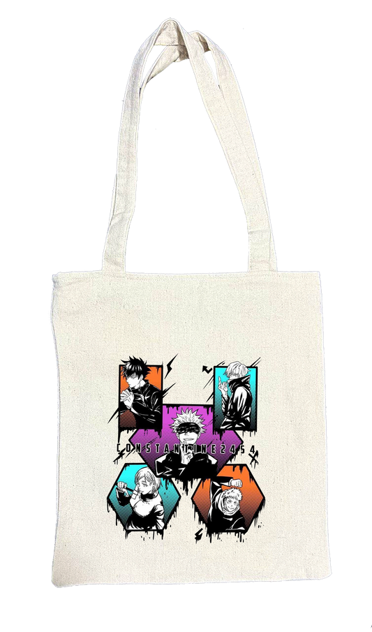 jujutsu kaisen GOJO  tote bag biege 7