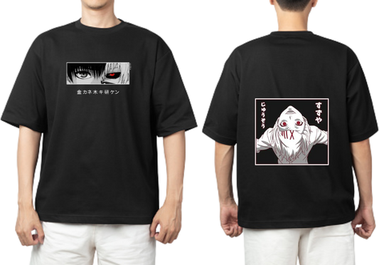 Tokyo ghoul t- shirt One Size Black Back 7