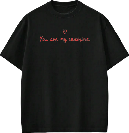 VaIentine coupIe t- shirt Black 7