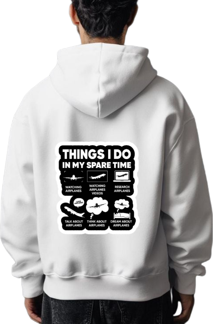 travel travellar Oversize Hoodie White Back 7