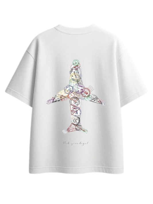 travel travellar t- shirt White Back 7