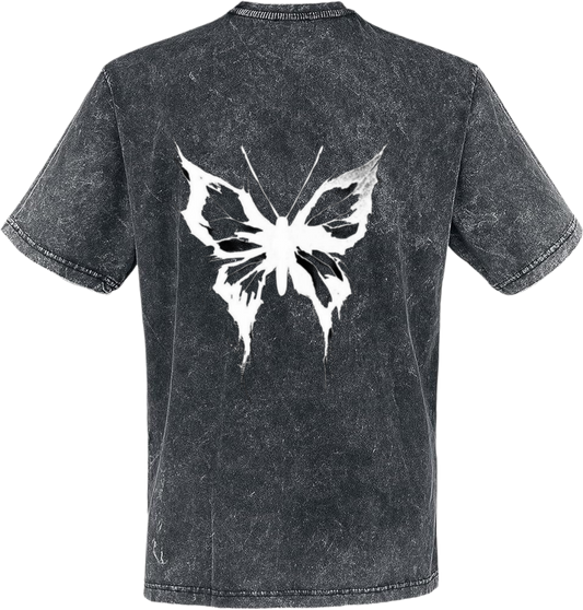 Goth t- shirt Washed Back 7
