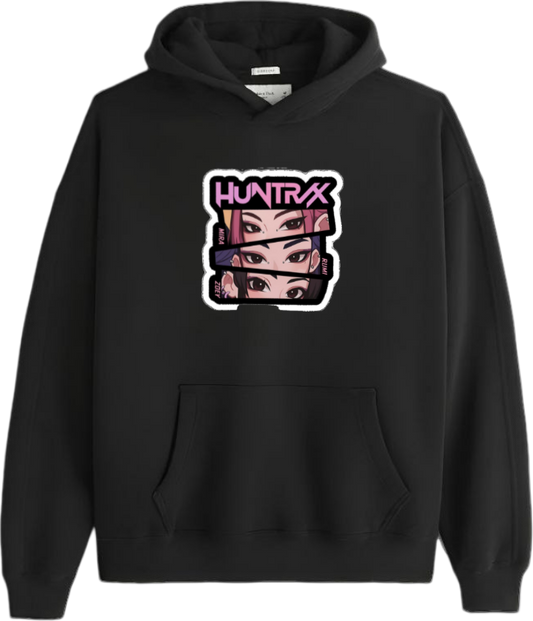 Hunterix kpop Oversize  Hoodie Black 7