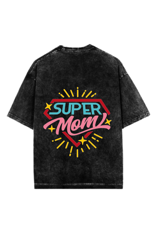 Mom dad parents One Size t- shirt Washed Back 7
