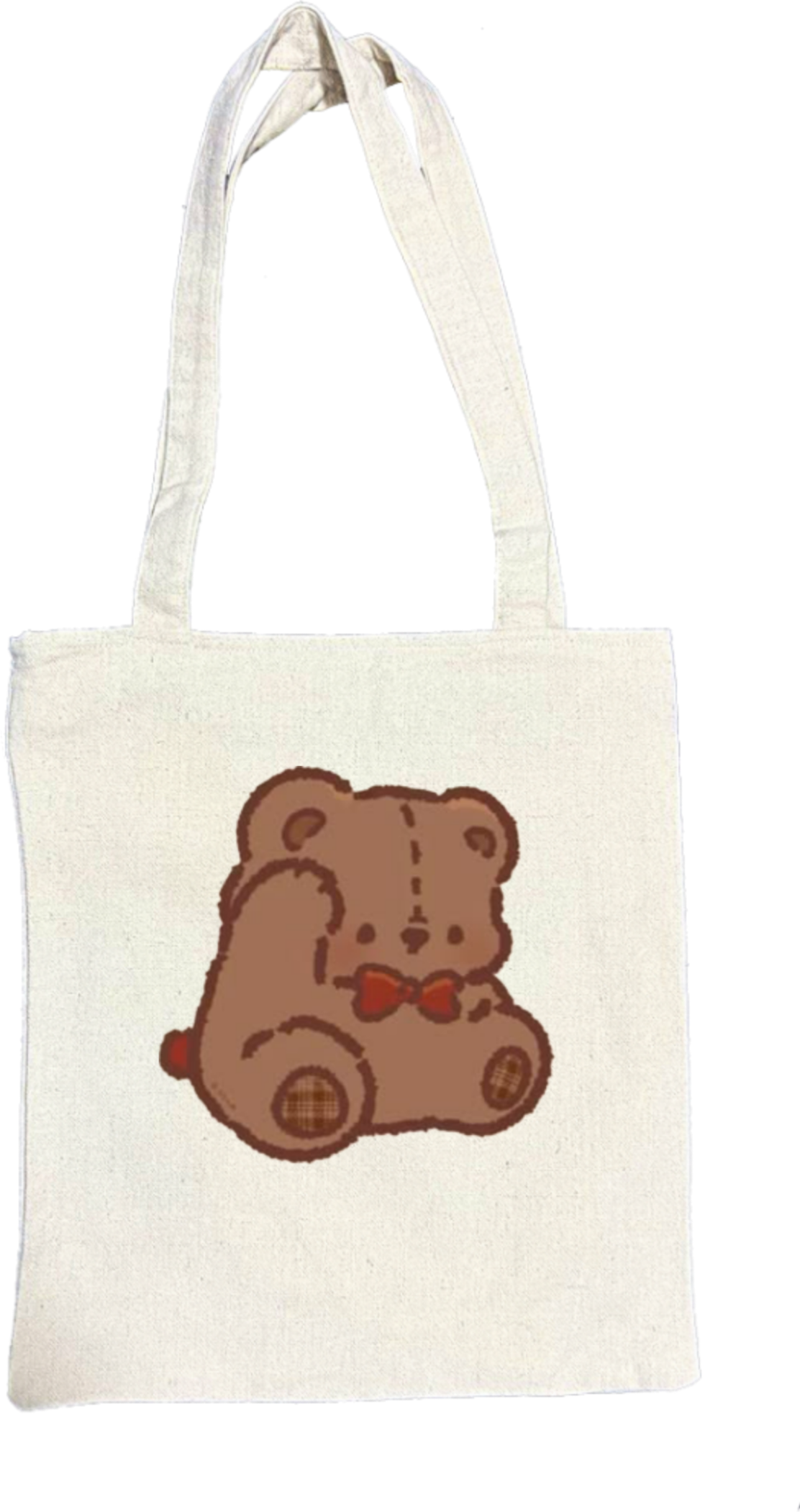 bear tote bag Beige 7