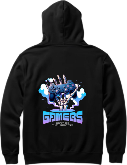 aliens Oversize Hoodie Back Black 7