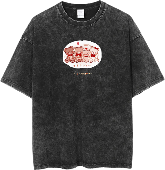 bear t- shirt Washed 7