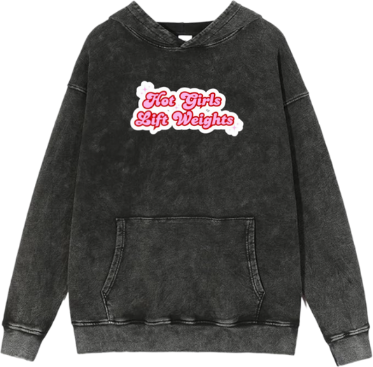 workout gym pilates Oversize Hoodie Washed 7