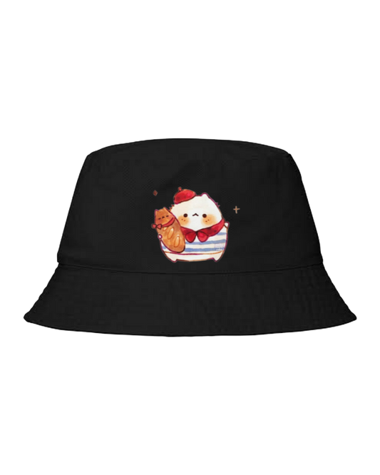 bunny Bucket hat Fishman hat cap Black 80