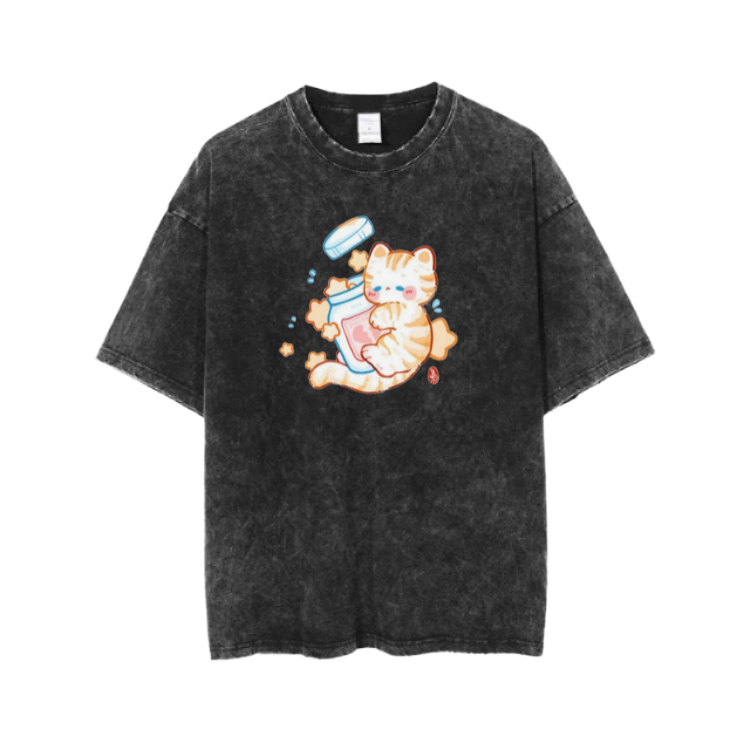 cat One Size t- shirt  Washed 80