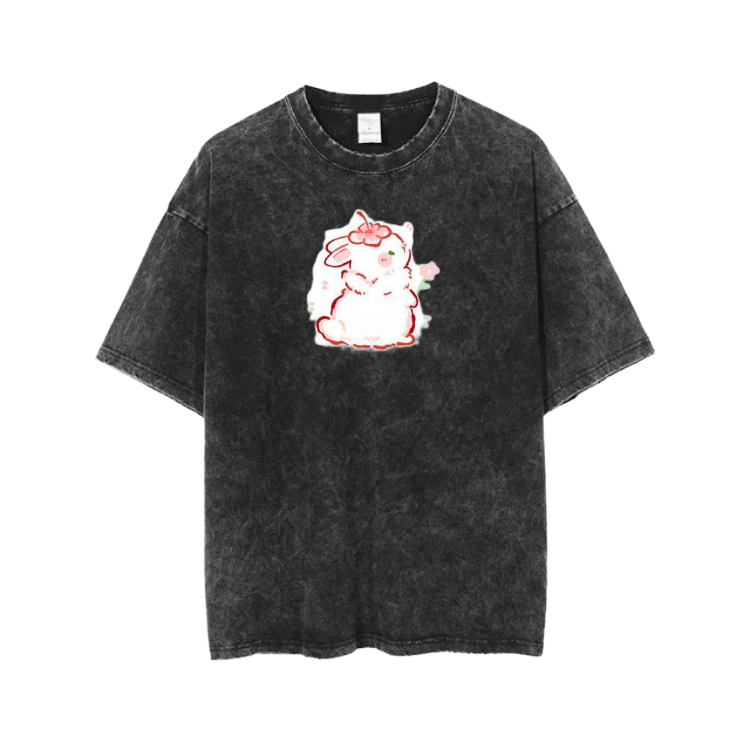 bunny One Size t- shirt Washed 80
