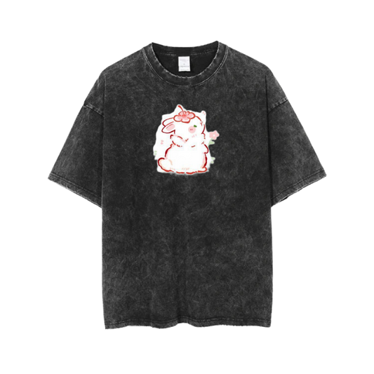 bunny One Size t- shirt Washed 80
