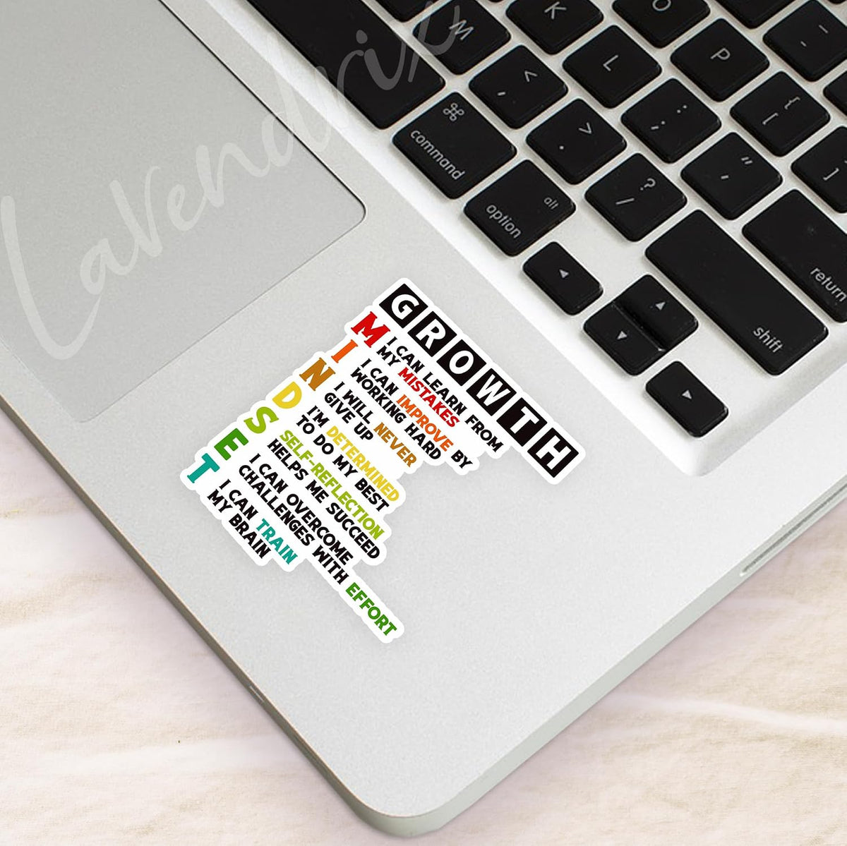 (3pcs) Growth Mindset Meaning Sticker Funny Motivational Sayings Inspirational Quotes Vinyl Decal for Tumbler Laptop Car Water Bottles Books Phone - Size 3x2.7