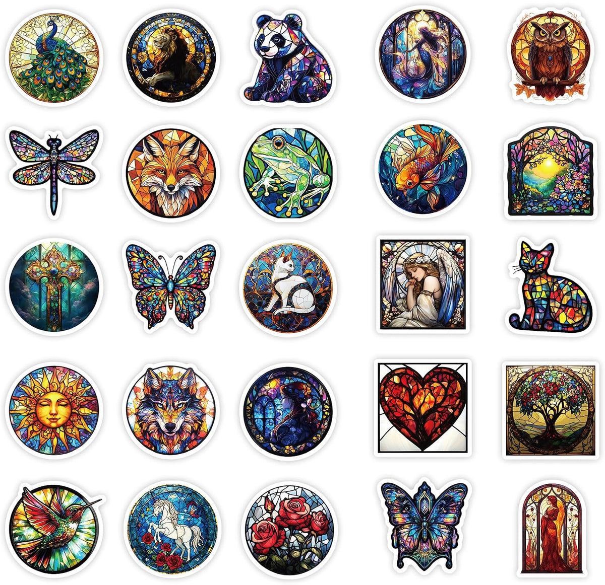 50pcs Gothic Style Stickers,Stickers for Kids,Vinyl Water Bottle Sticker,Laptop Sticker for Adults and Teens,Luggage Fridge,Laptop,Phone case