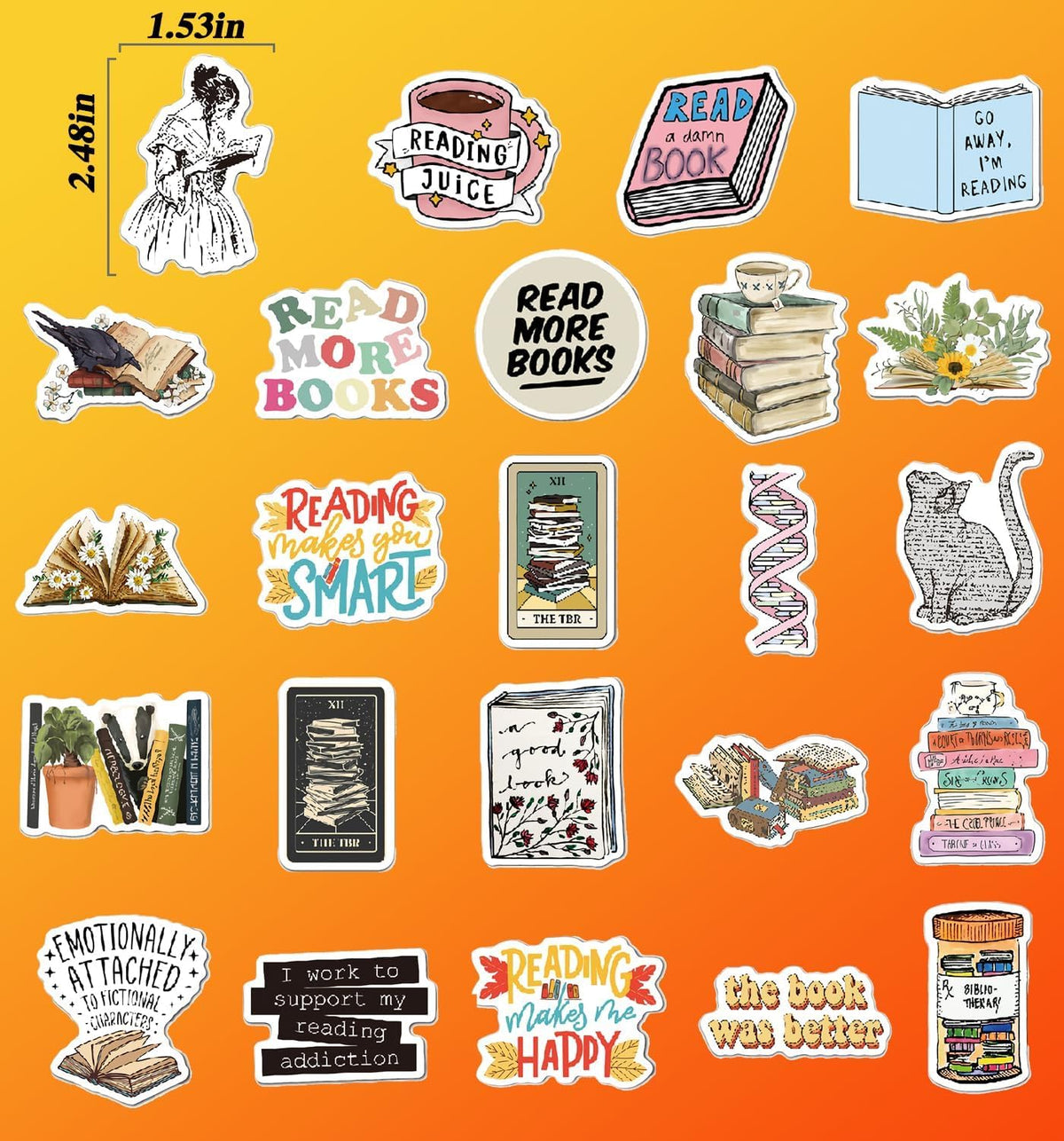 100PCS Funny Cat Stickers for Teens & Adults – Waterproof Kawaii Vinyl Cat Meme Stickers for Laptop, Water Bottles, Phone, iPad, Scrapbook, Guitar, Luggage, Skateboard (Copy)