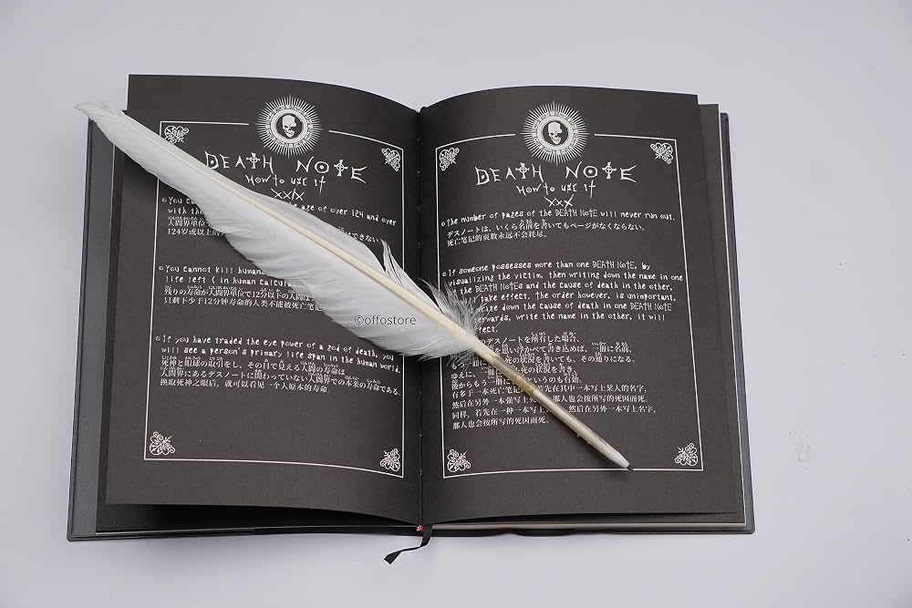 Death Note Japanese Anime Notebook Writing Journal Costume Cosplay