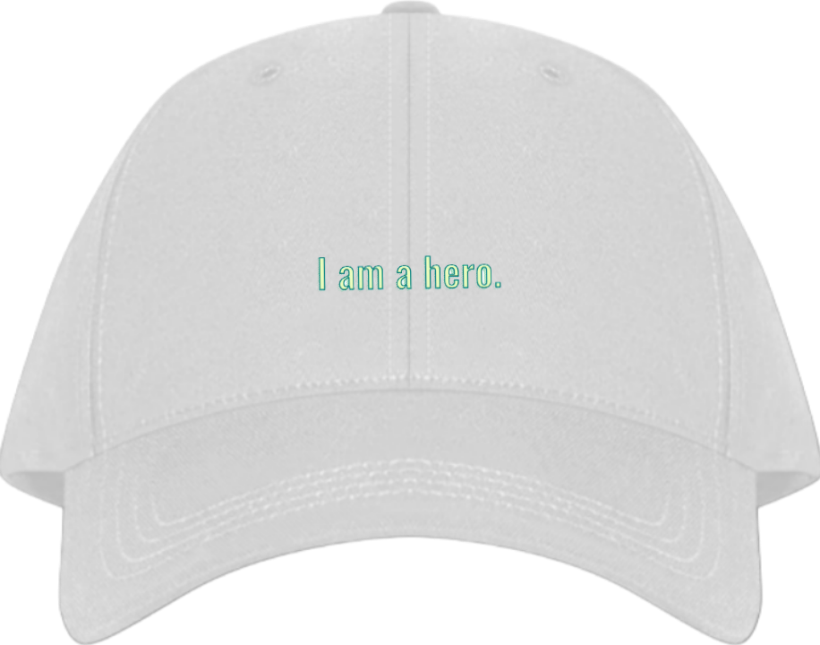 I am a hero Baseball cap White 77