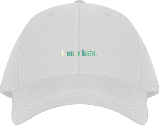 I am a hero Baseball cap White 77
