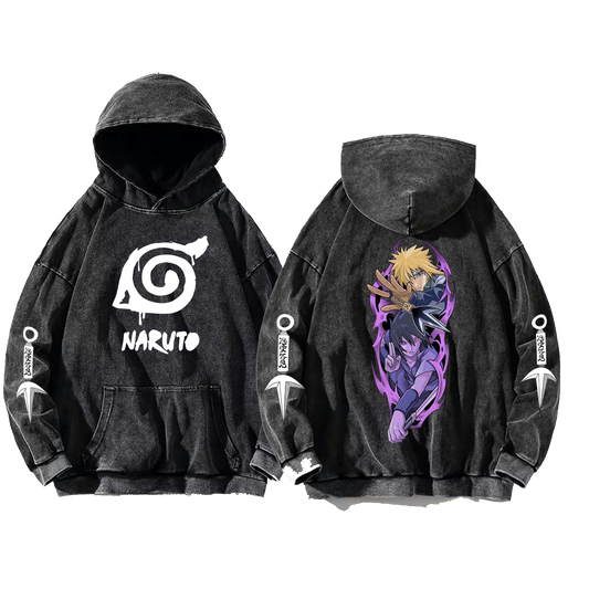 Naruto Shippuden One Size hoodie Washed Back 81
