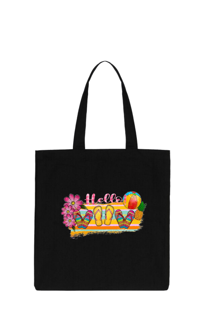 Summer Vibes tote bag Black 77