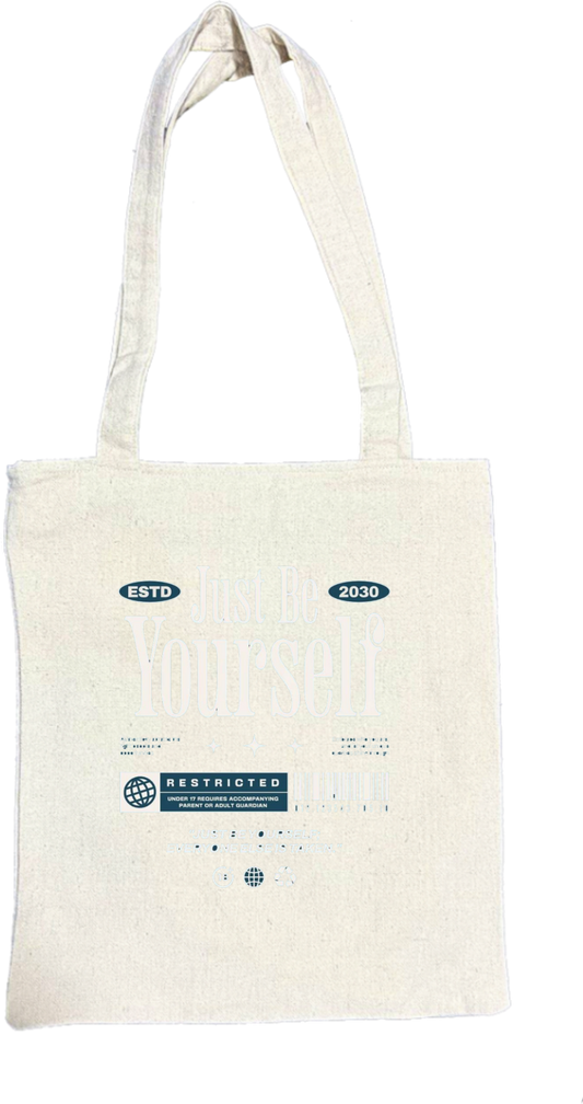 RESTRICTED tote bag beige 81