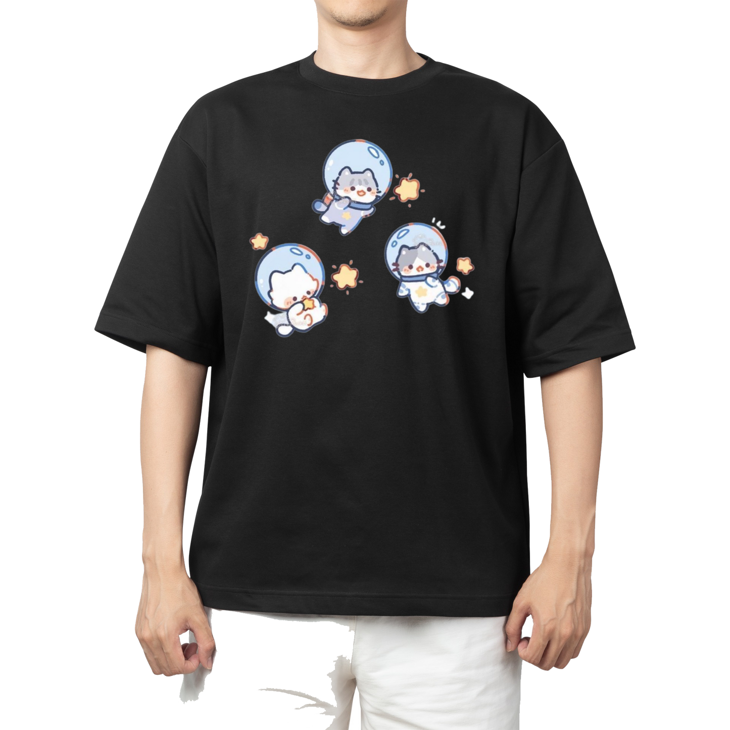 cat One Size t- shirt Black 81