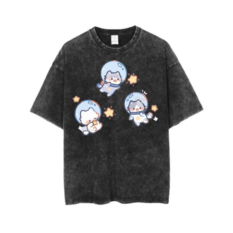 cat One Size t- shirt  Washed 81