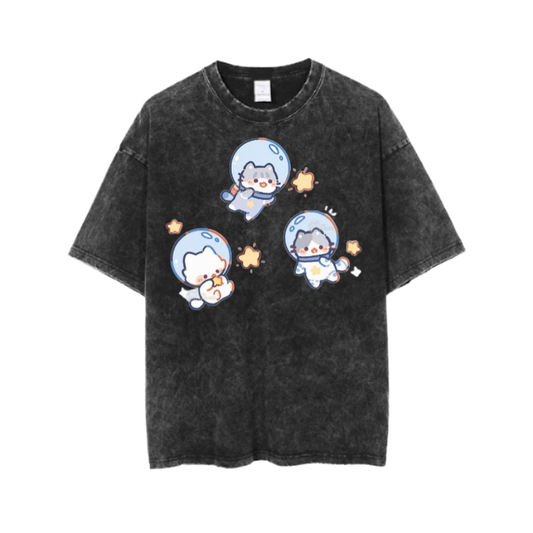 cat One Size t- shirt  Washed 81