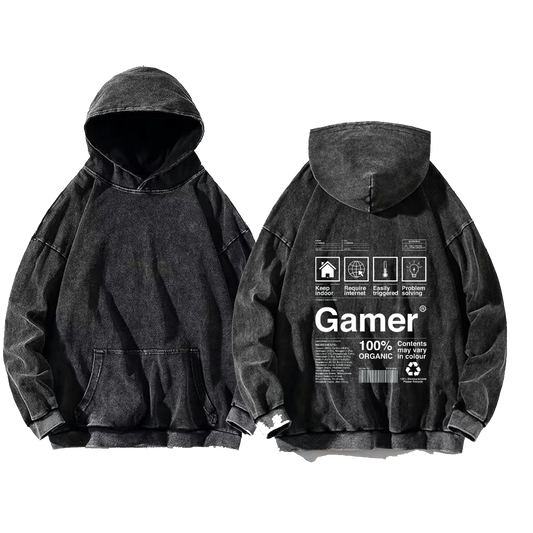 PHARMACIST oversize hoodie Washed back 81