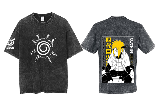 Naruto Shippuden t- shirt One Size Washed Back 81