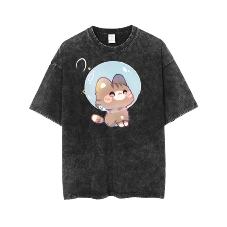 cat One Size t- shirt  Washed 82