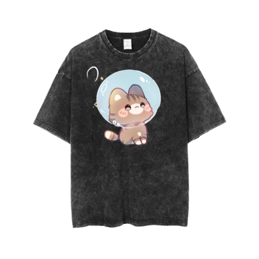 cat One Size t- shirt  Washed 82