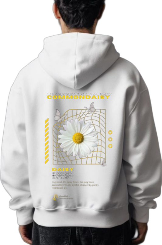 SMILE Back text oversize hoodie White back 82