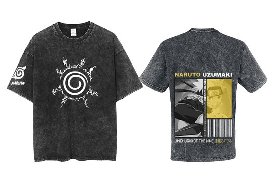 Naruto Shippuden t- shirt One Size Washed Back 82