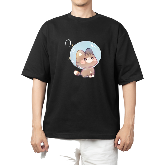 cat One Size t- shirt Black 82