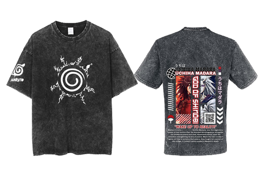 Naruto Shippuden t- shirt One Size Washed Back 83