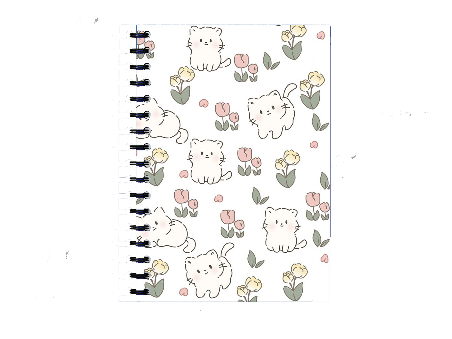 Kawaii Cute Cat Doodle Notebook A5 83