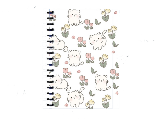 Kawaii Cute Cat Doodle Notebook A5 83