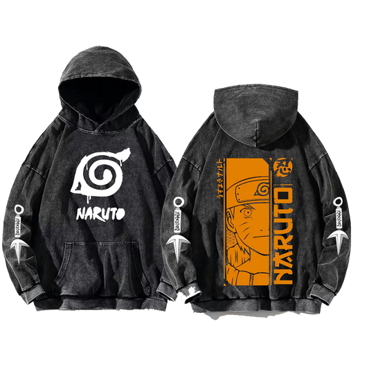 Naruto Shippuden One Size hoodie Washed Back 83