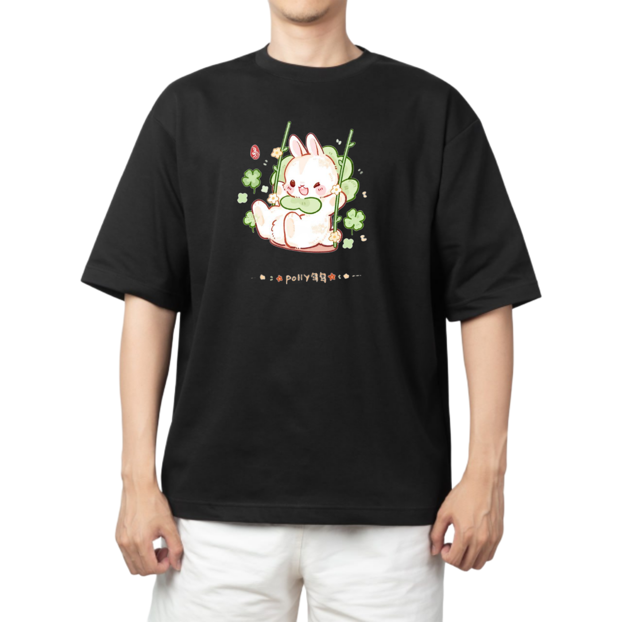 bunny One Size t- shirt Black 83