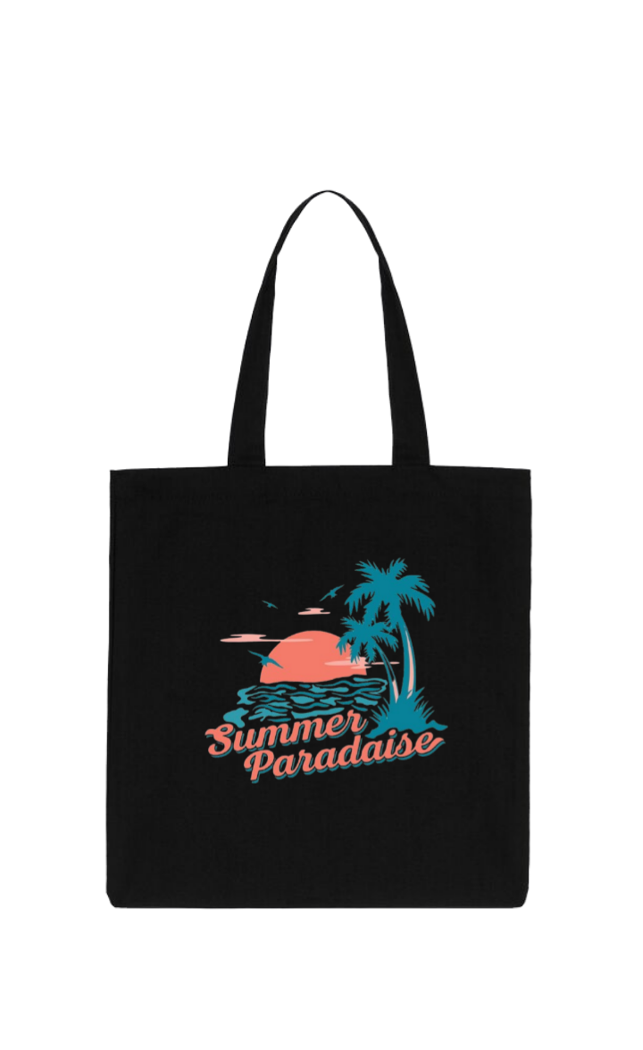 Summer Vibes tote bag Black 80