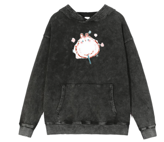 bunny Oversize Hoodie Washed 84