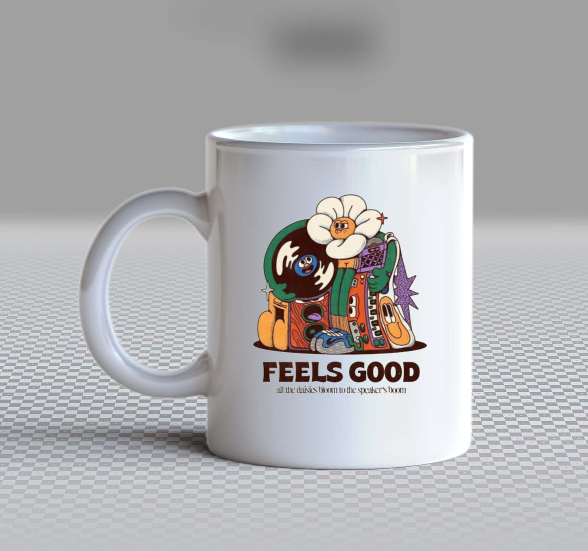 FEELS GOOD Mug White  161
