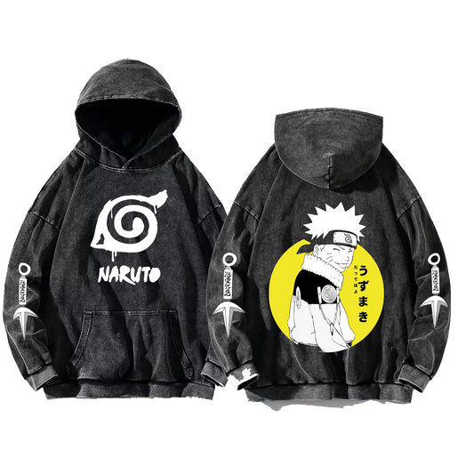 Naruto Shippuden One Size hoodie Washed Back 84